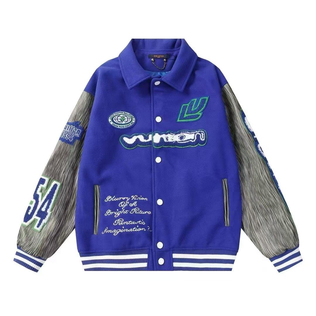 Chaqueta Louis Vuitton Azul - Gris