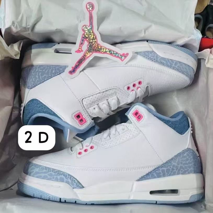 Jordan Retro 3 Cobalt  Bliss