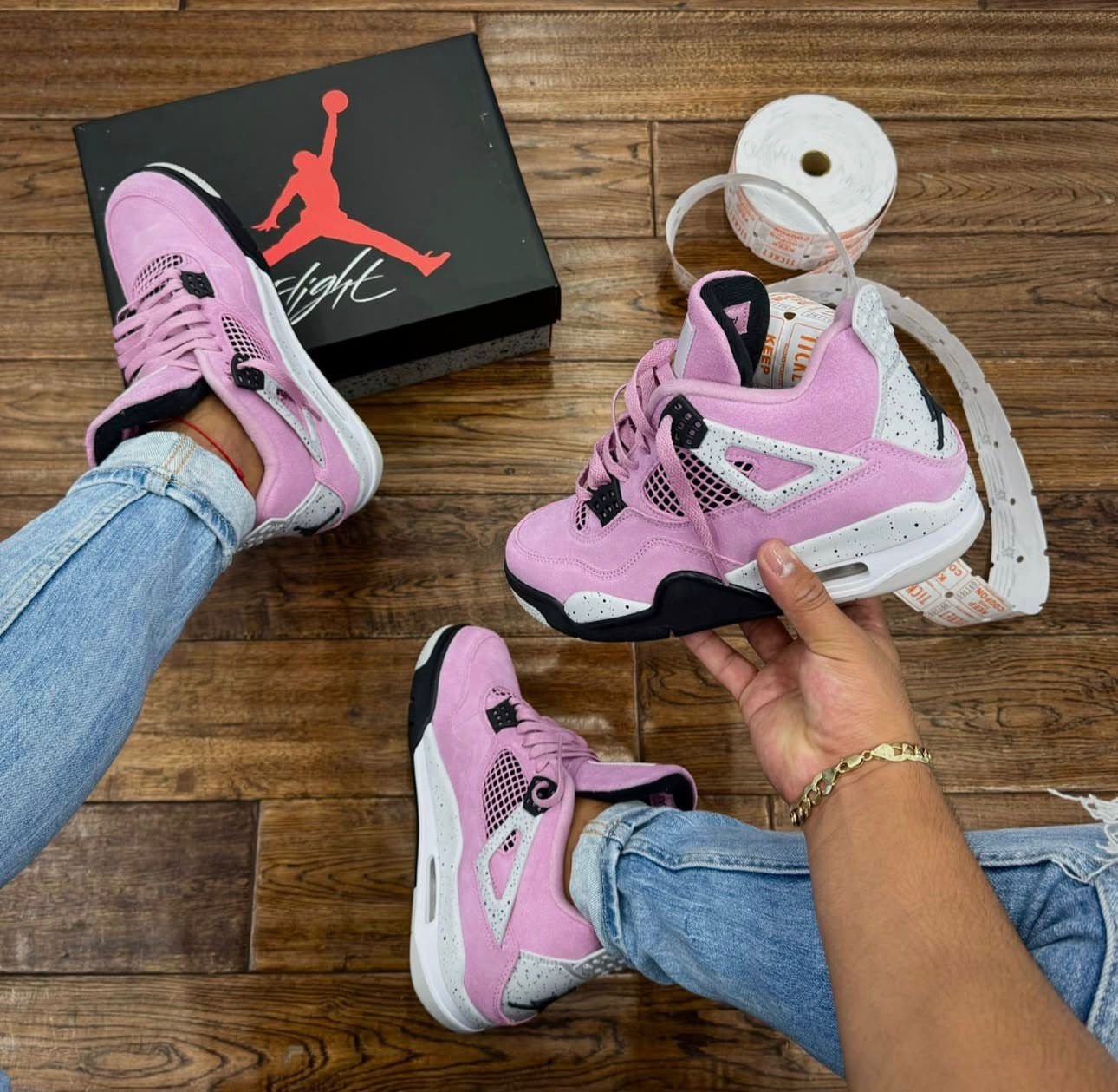 Jordan Retro 4 Orchids