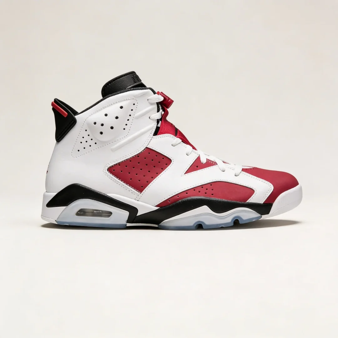 Alternative view of Jordan Retro 6 Carmine