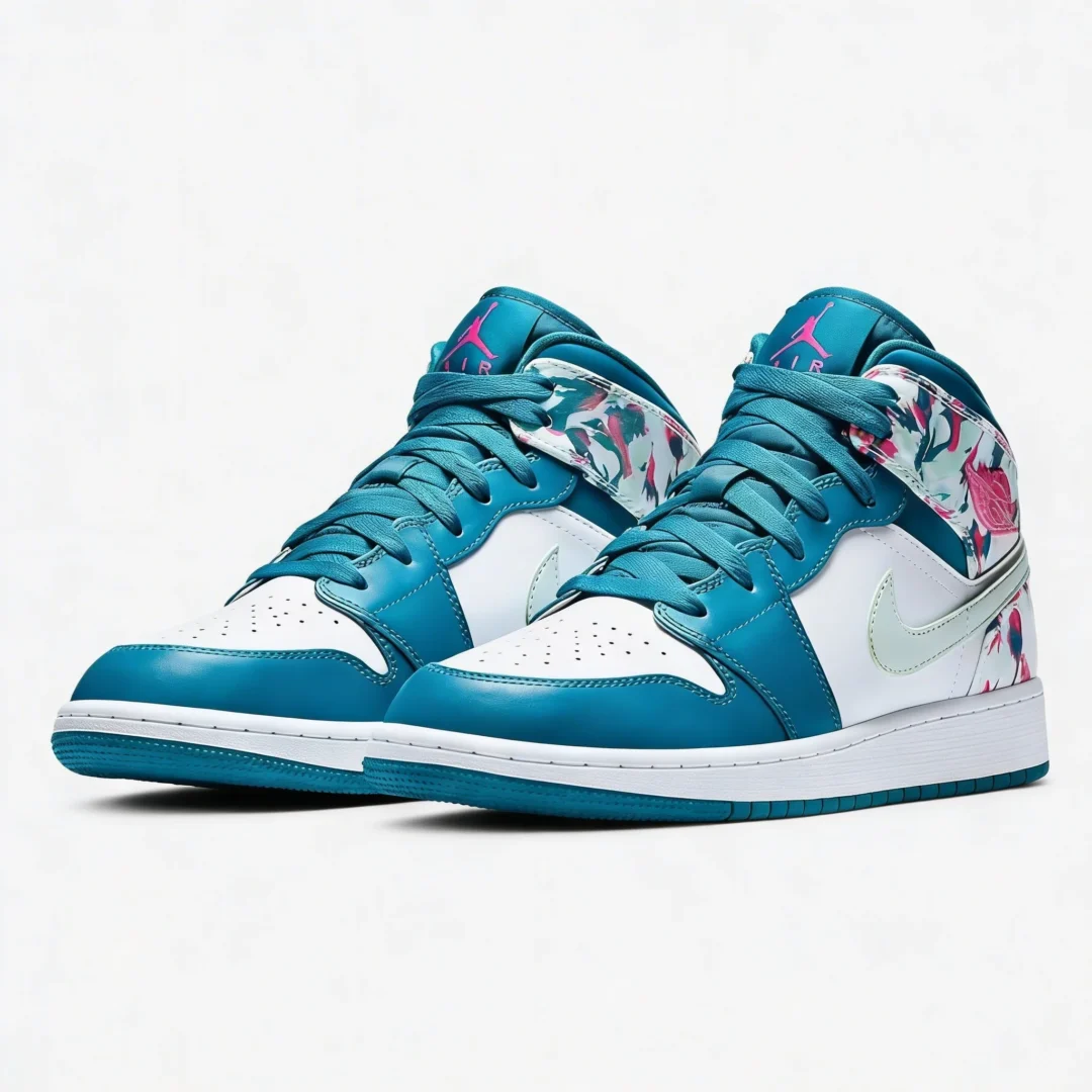 Air Jordan 1 Mid Green Abyss