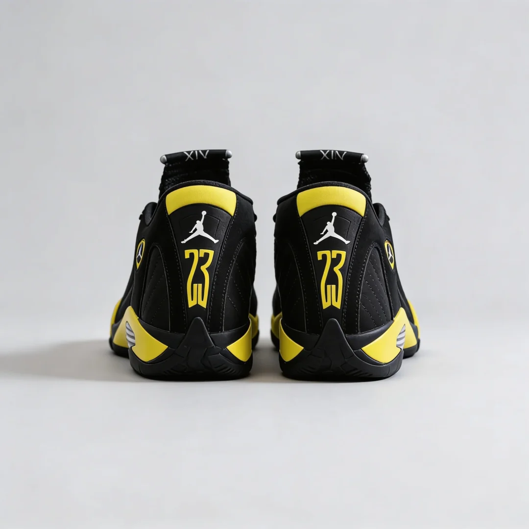 Alternative view of Jordan retro 14 (Black)