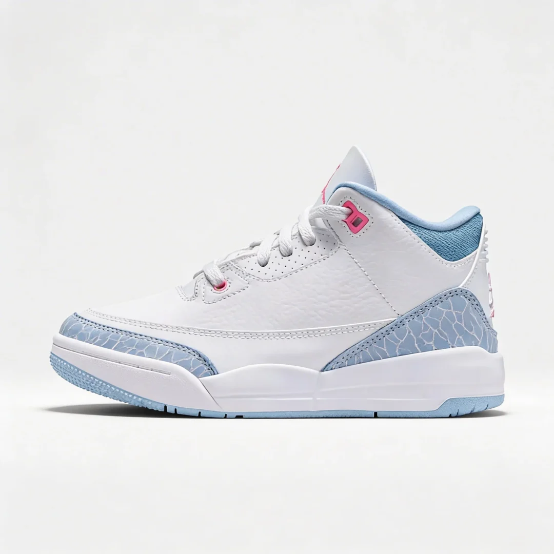 Alternative view of Jordan Retro 3 Cobalt  Bliss