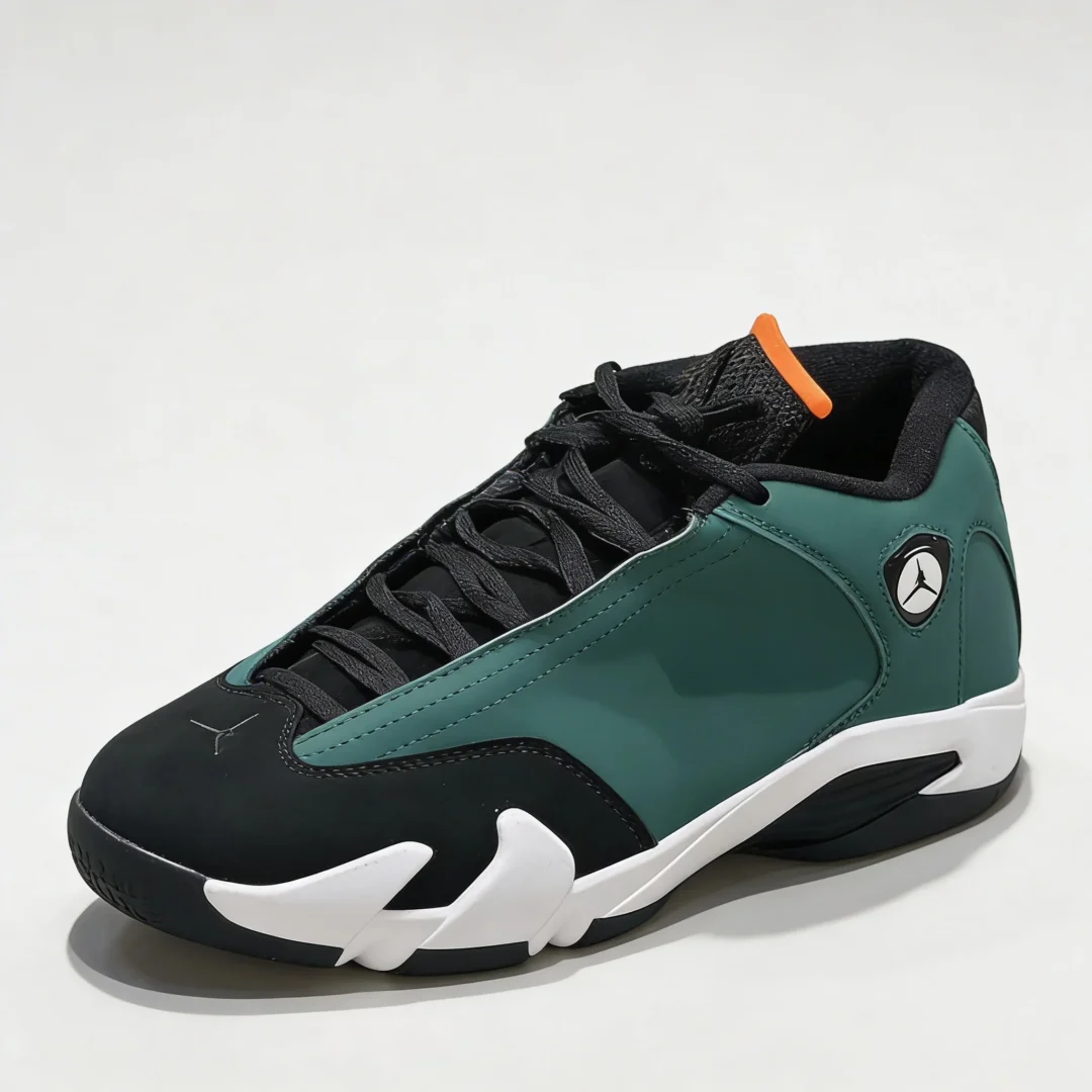 Alternative view of Jordan retro 14 (Green)