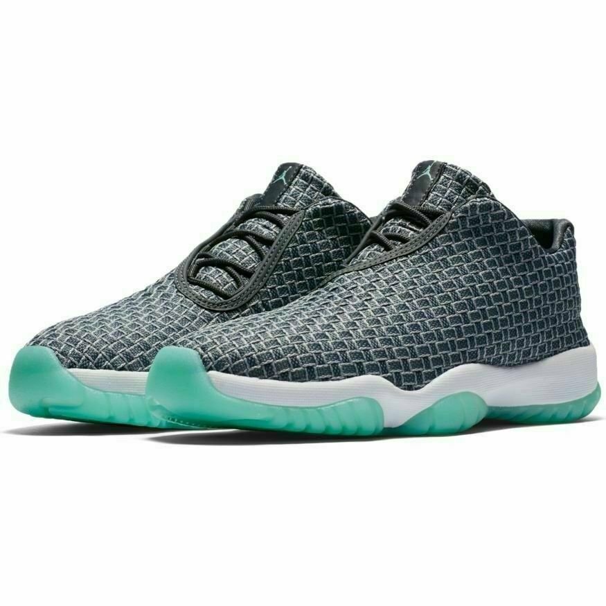 JORDAN AIR FUTURE LOW DARK GREY / GREEN GLOW