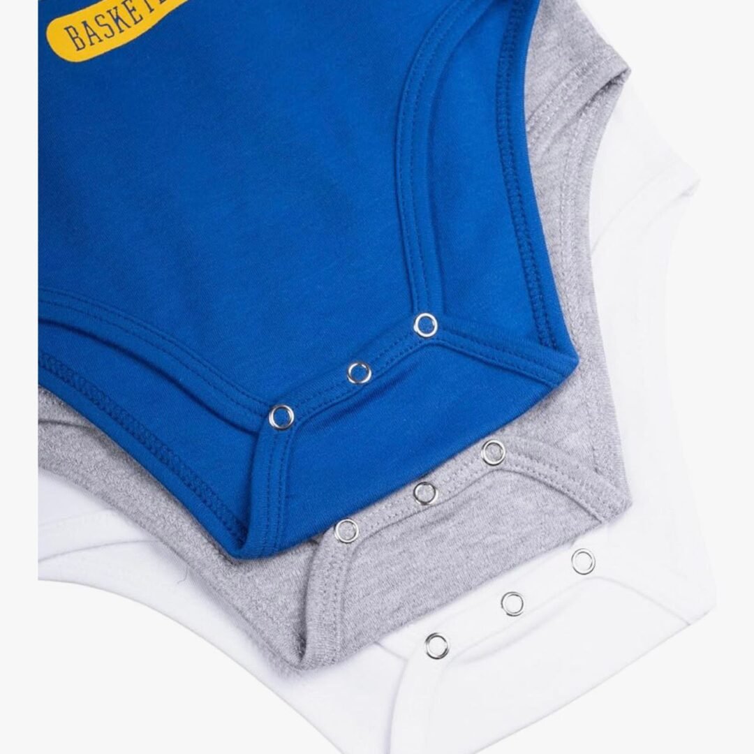 Alternative view of Body para bebé Golden State Warriors  x3 🏀💙