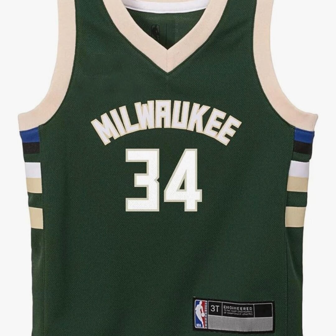 Alternative view of 🏀 Camiseta Kids Milwaukee Bucks #34 – Giannis Antetokounmpo