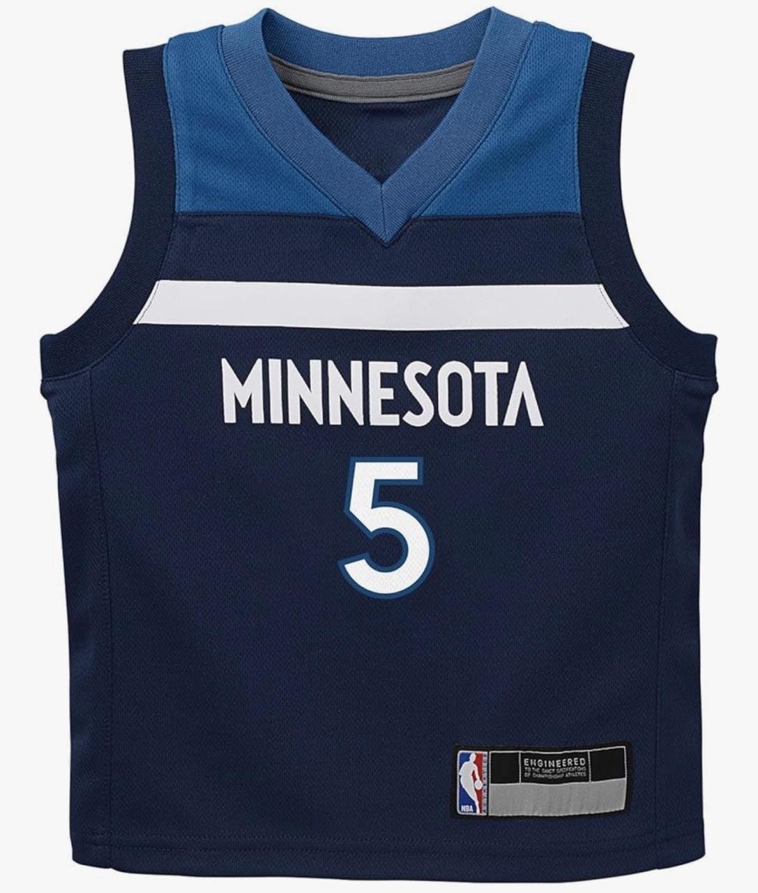 🏀 Camiseta Kids Minnesota Timberwolves #5 – Estilo NBA - Image 3