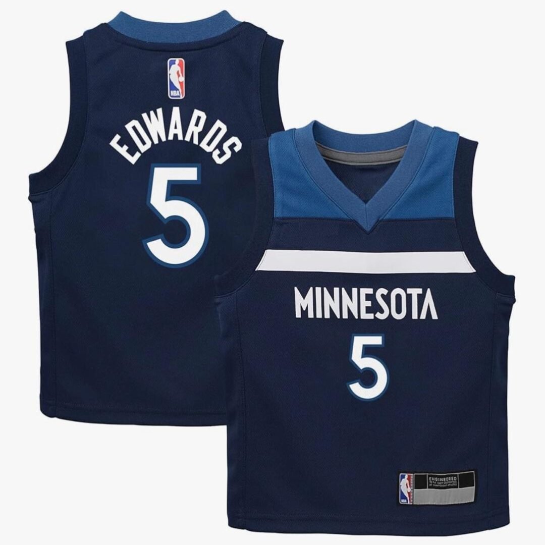 🏀 Camiseta Kids Minnesota Timberwolves #5 – Estilo NBA