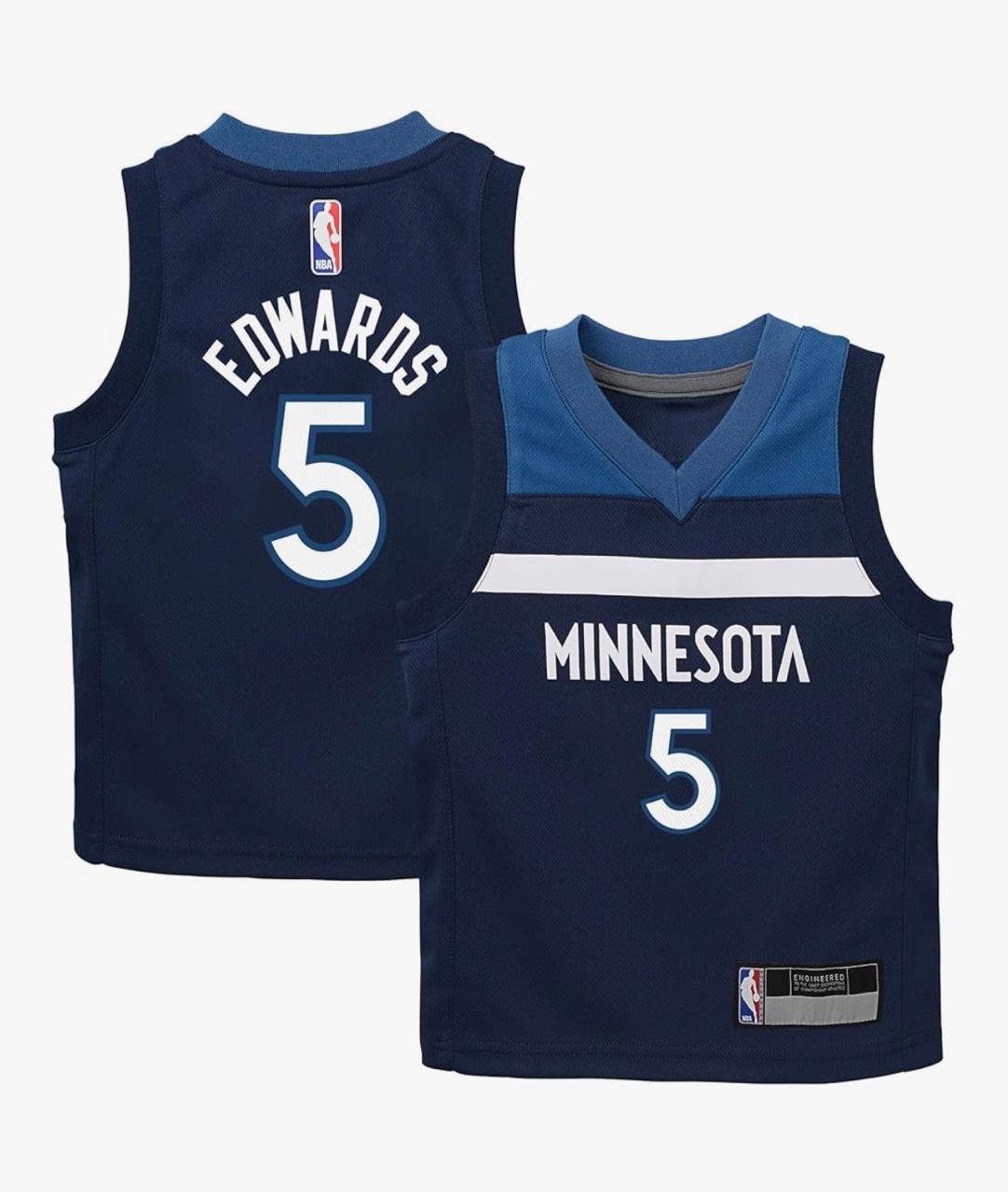 🏀 Camiseta Kids Minnesota Timberwolves #5 – Estilo NBA