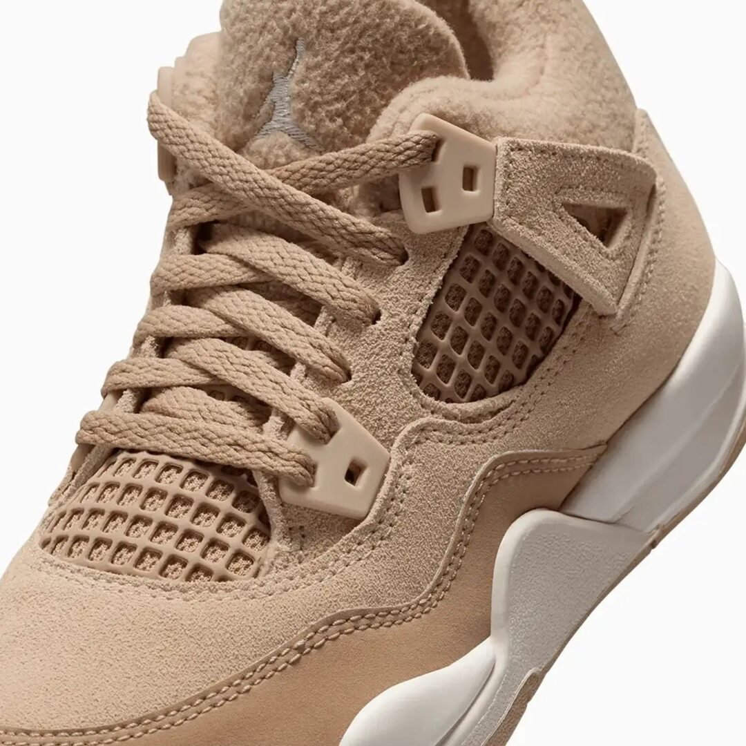 Alternative view of Air Jordan 4 Retro “Cozy Girl” (Pre-School)