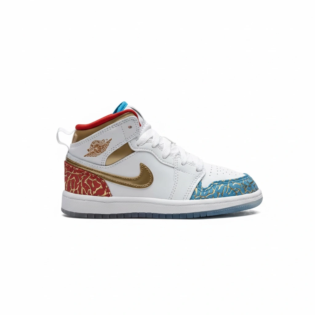 Jordan 1 Mid GS "UNC to Chicago"