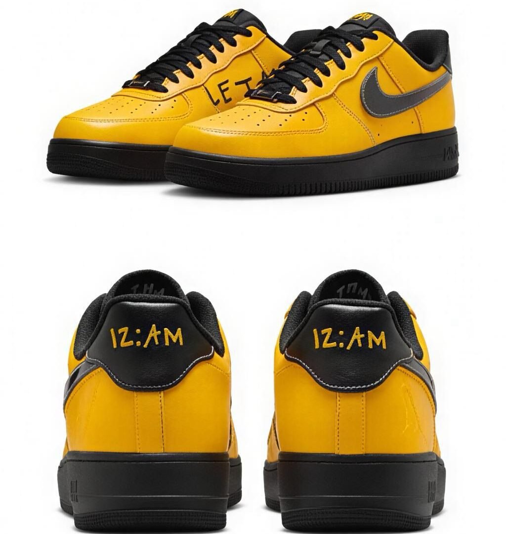 Nike Air Force 1 “12:AM Yellow Black”