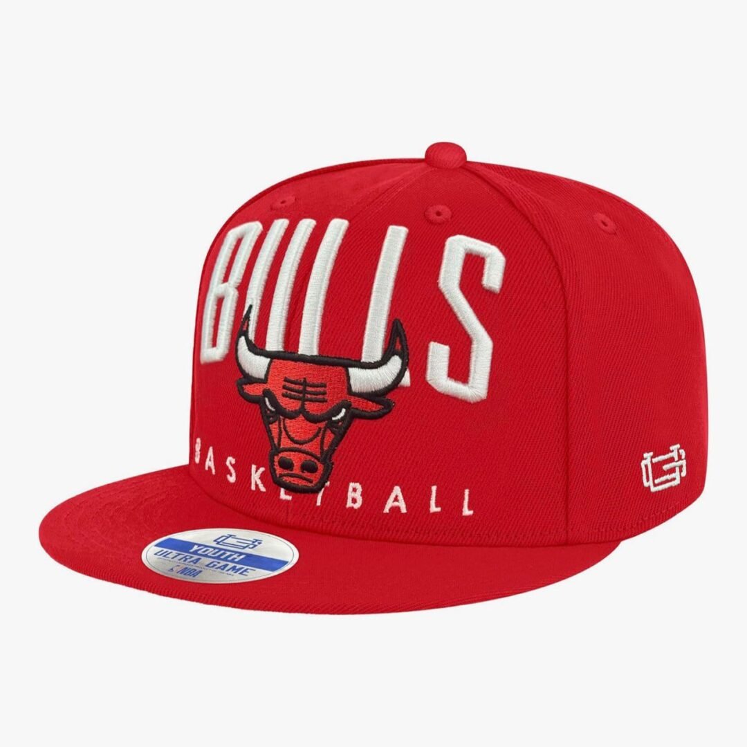 Gorra Plana Niño Chicago Bulls Roja