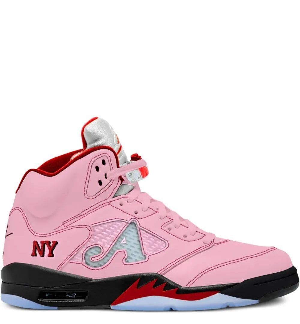 Air Jordan 5 Retro Custom "Easter Pink NY"