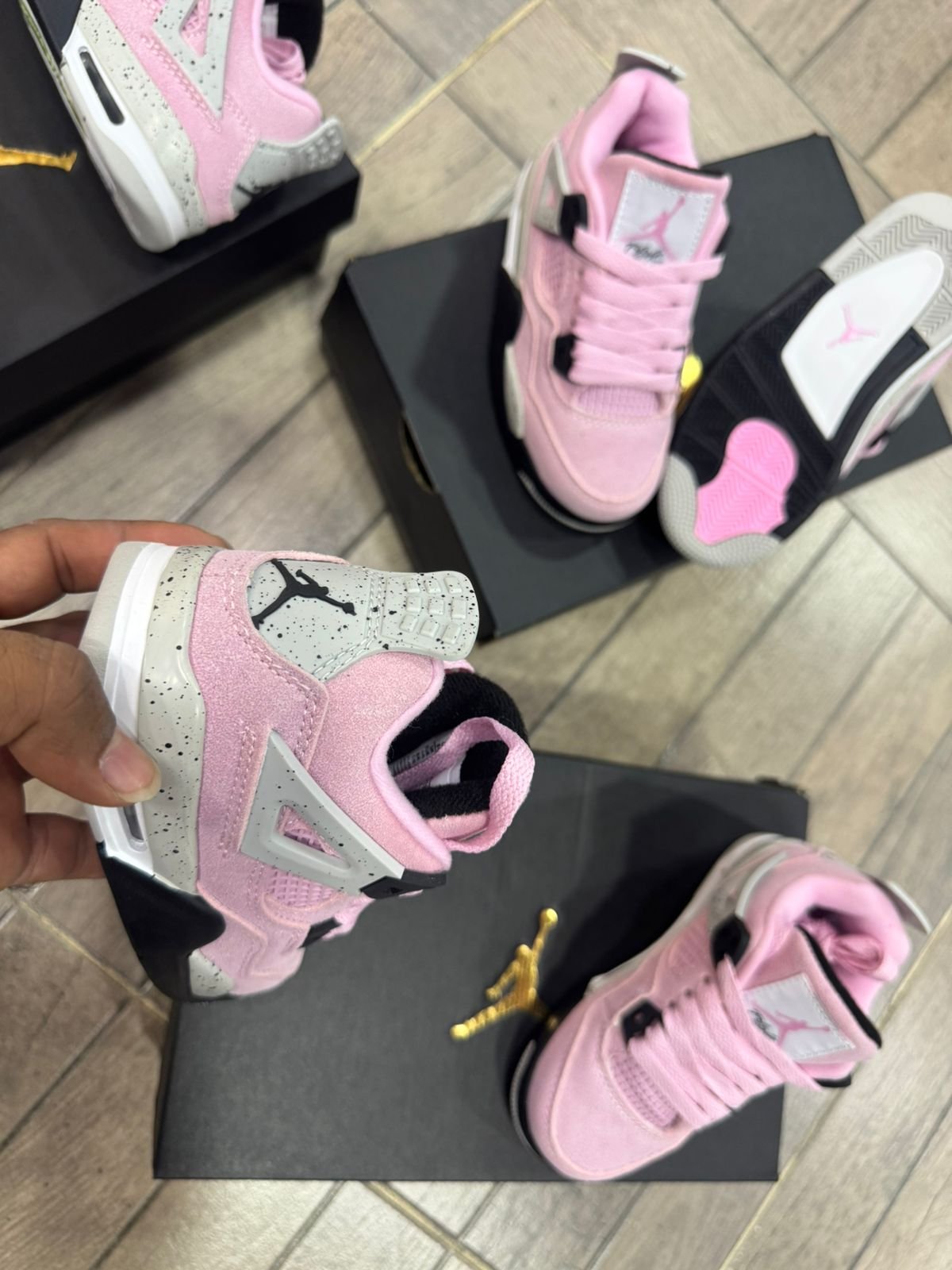 Jordan Retro 4 Kids Pink Edition 👟💖 - Image 4