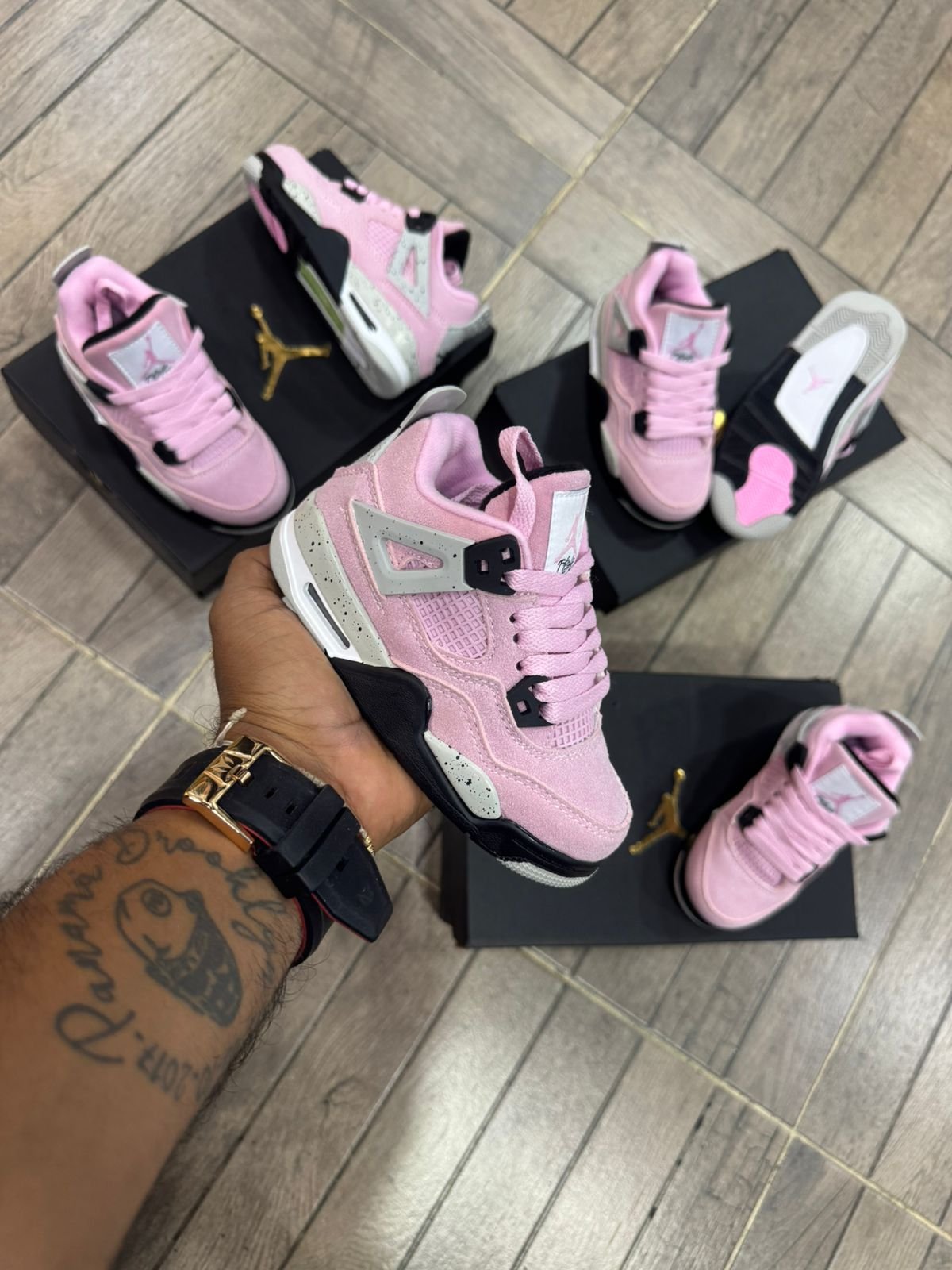 Jordan Retro 4 Kids Pink Edition 👟💖
