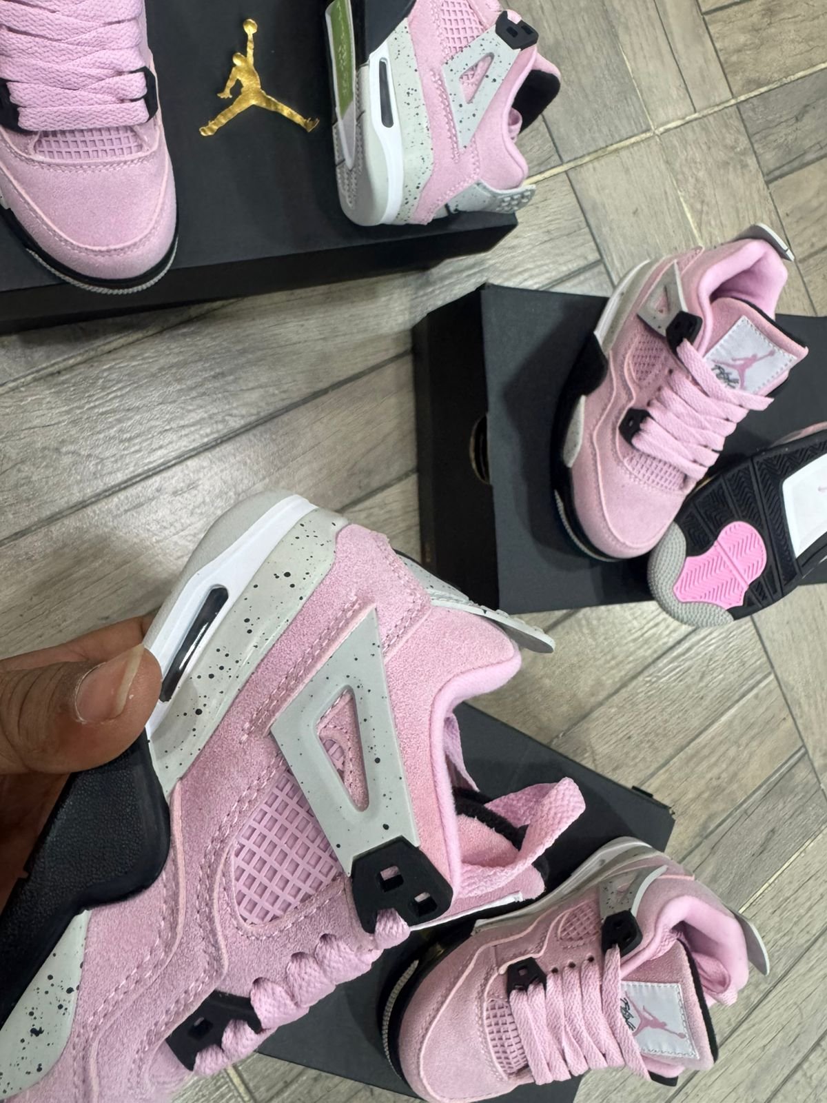 Jordan Retro 4 Kids Pink Edition 👟💖 - Image 2
