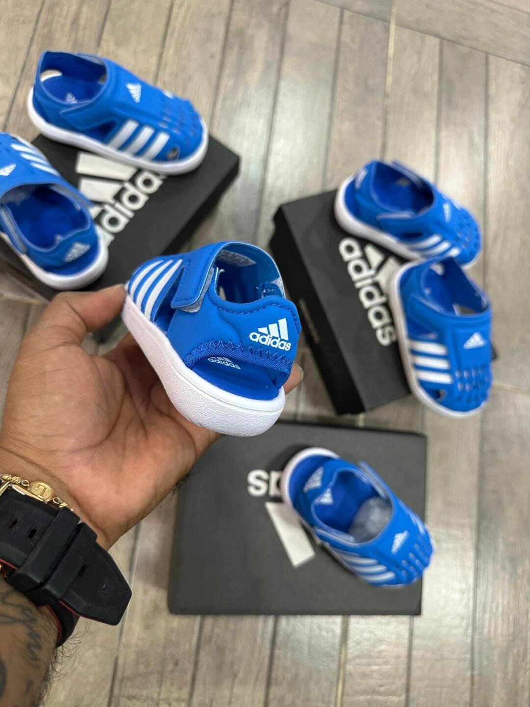 Adidas Sandalias Kids azul rey – Panamá Brooklyn