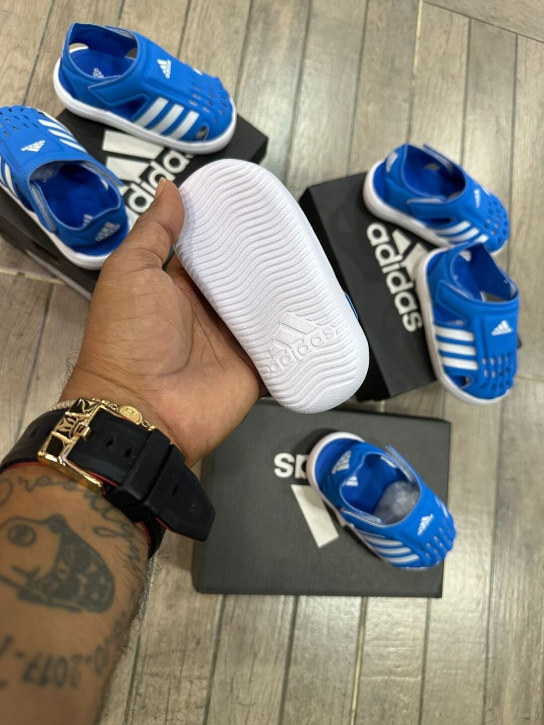 Adidas Sandalias Kids azul rey – Panamá Brooklyn