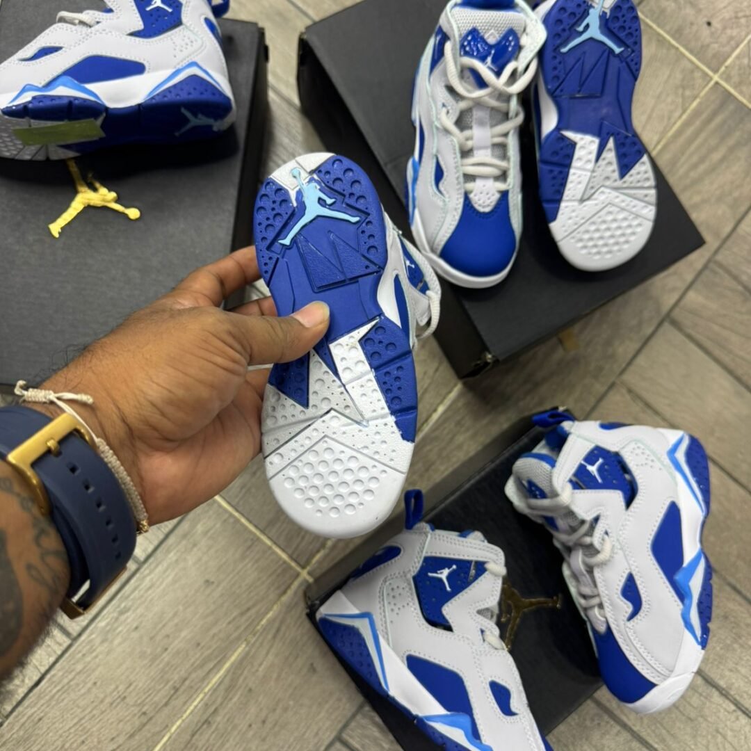 Alternative view of Jordan Air Jordan 7 Retro Kids “Royal Blue”