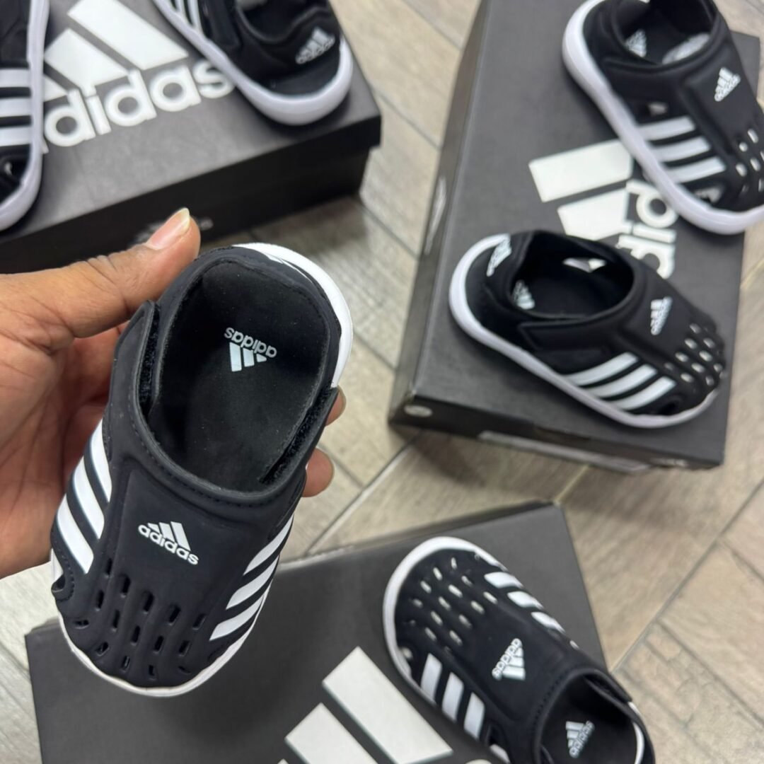 Alternative view of Adidas Sandalias Kids Sport “Black White”