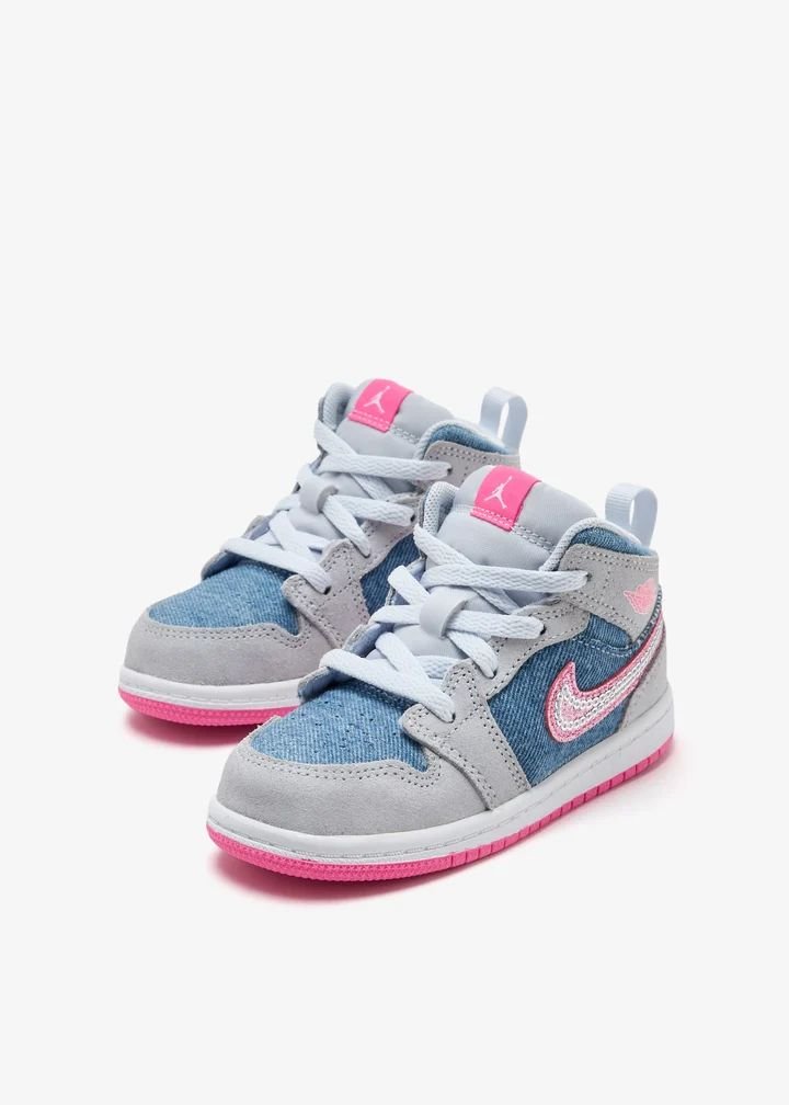 air Jordan Kids Denim Pink 💖👟