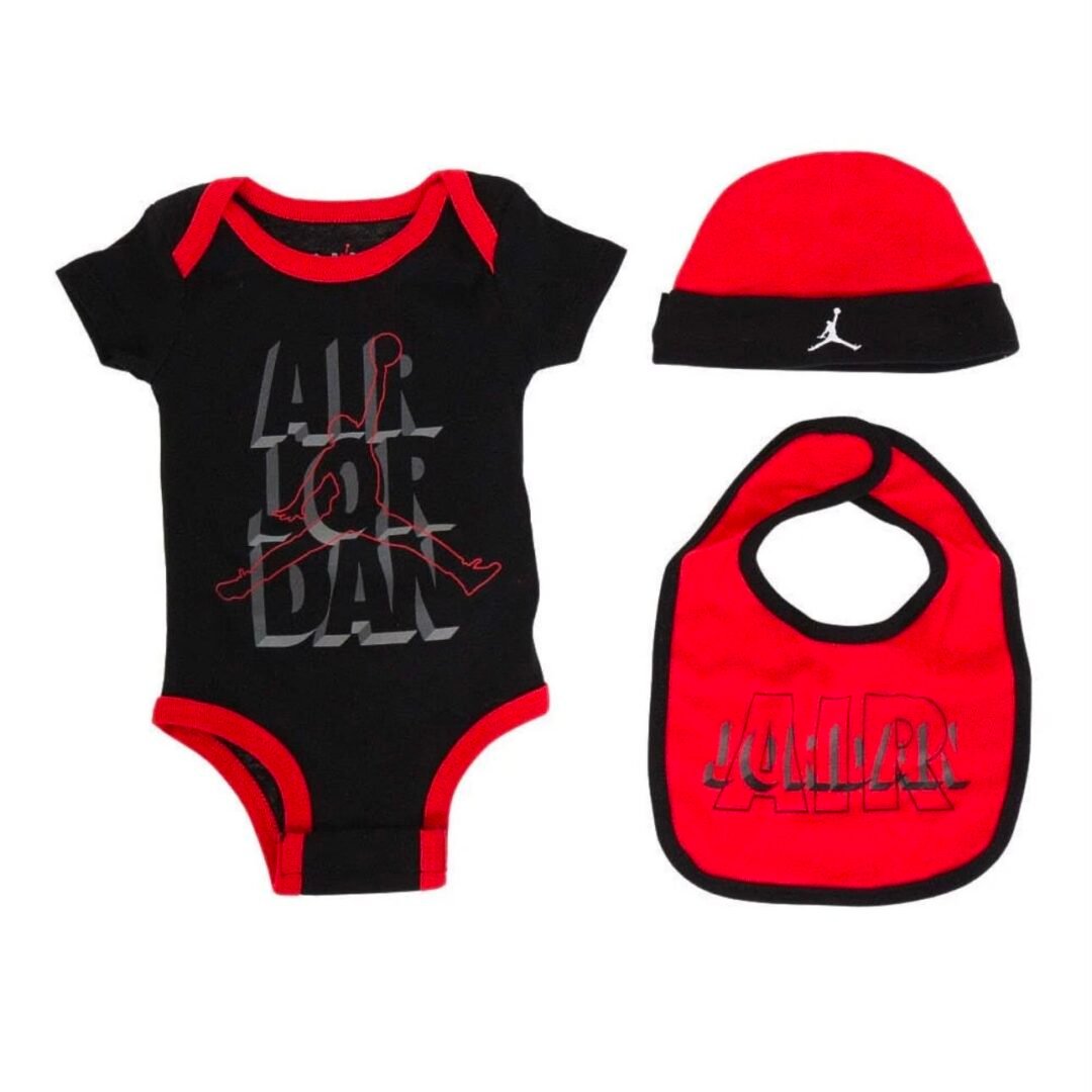 set body  jordan 3 piezas  6-12 meses