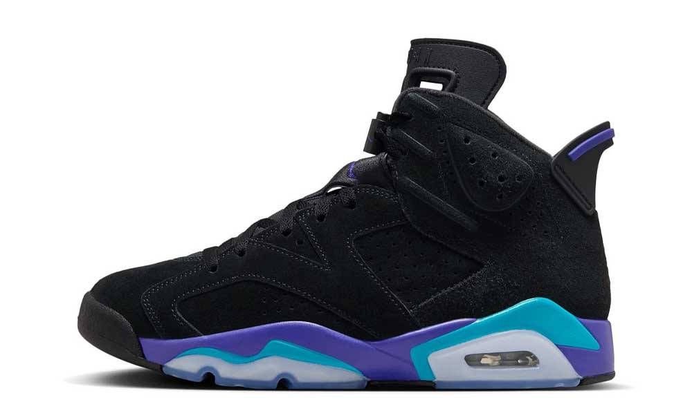 Alternative view of nike air jordan 6 "retro"aqua