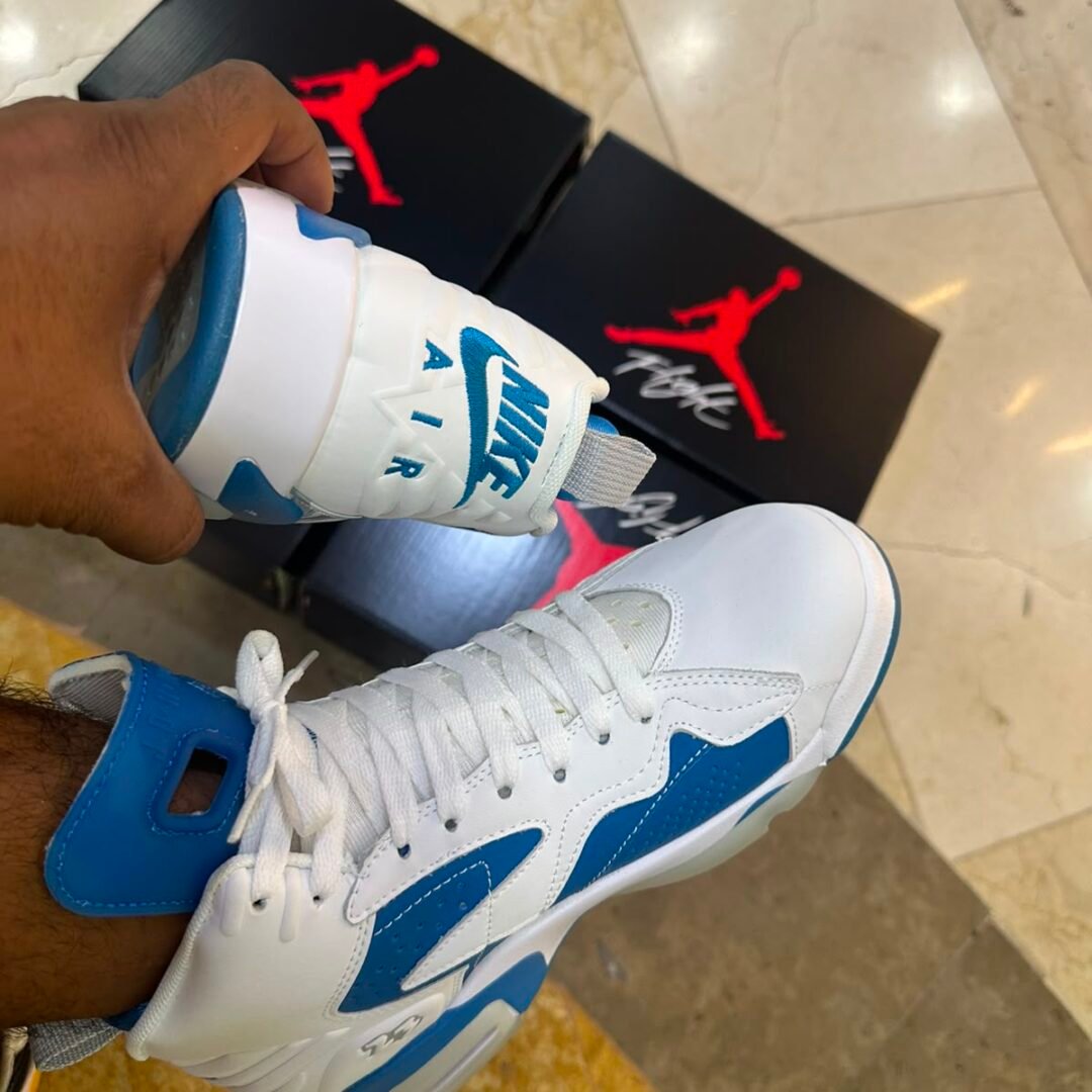 Alternative view of jordan mvp "industrial blue"