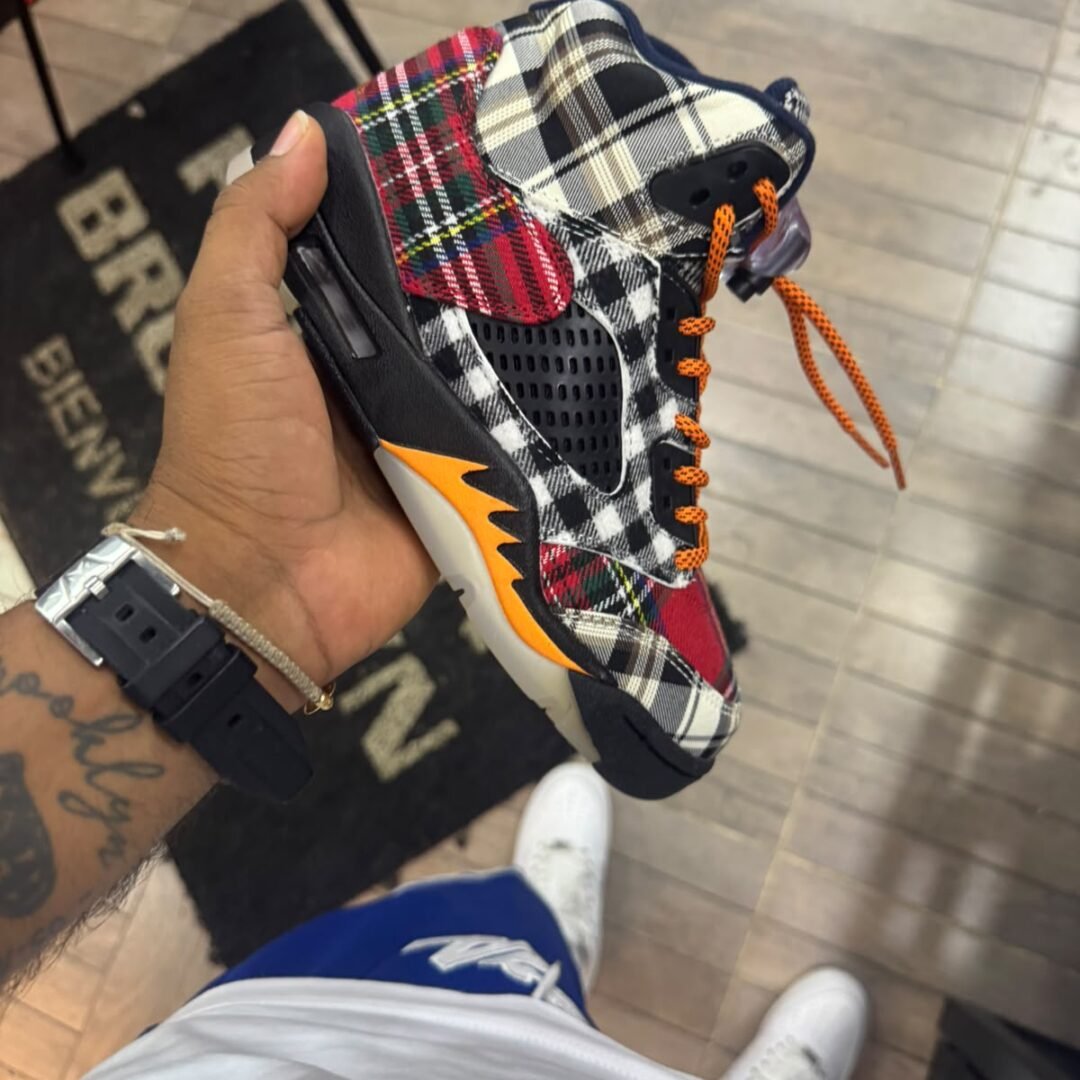 jordan 5 retro plaid