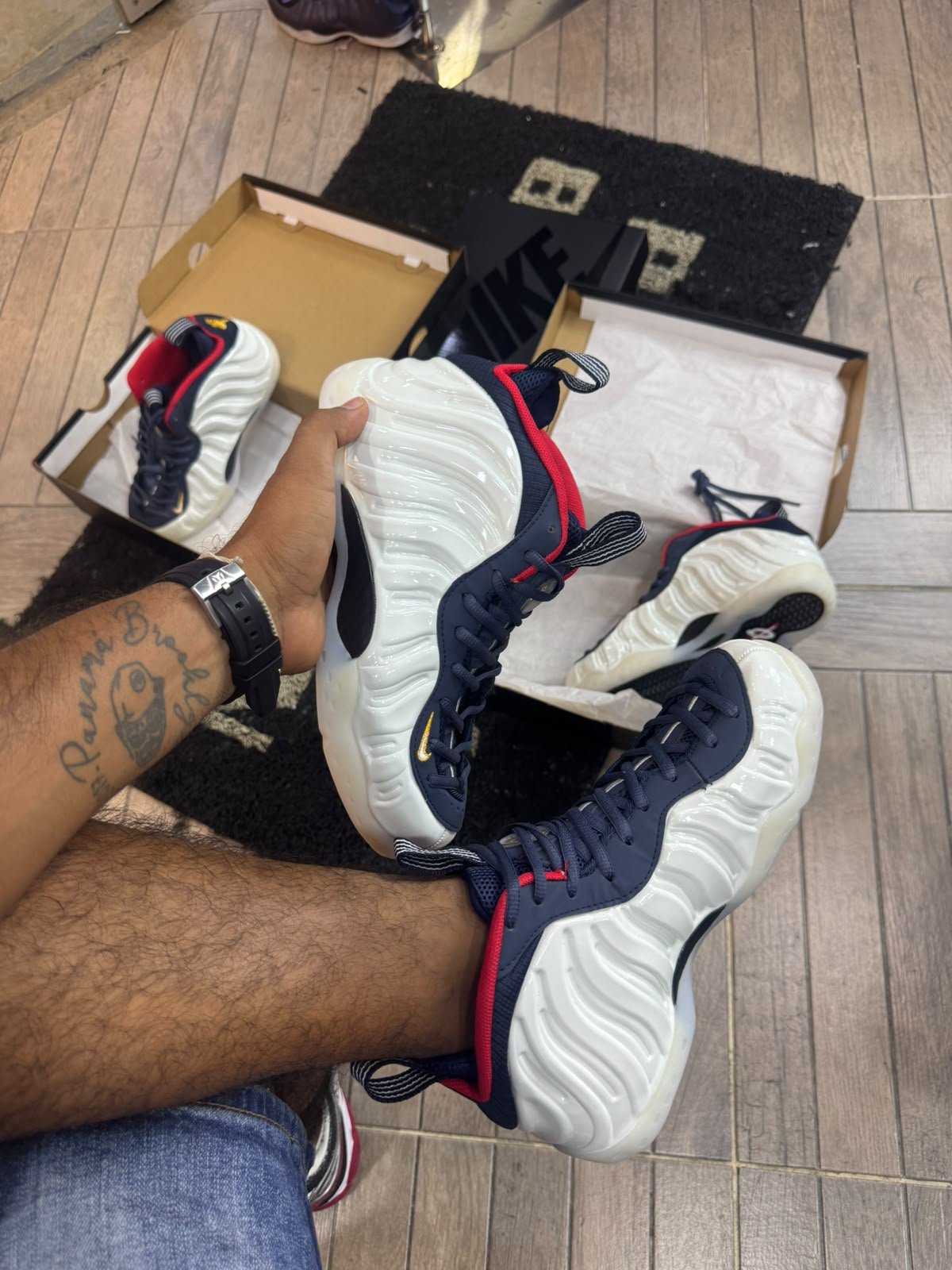 nike foamposite one olimpic