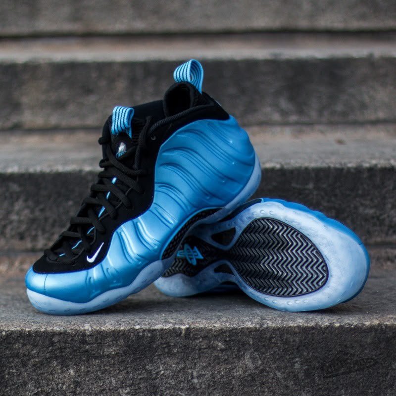 nike foamposite one azul universitario