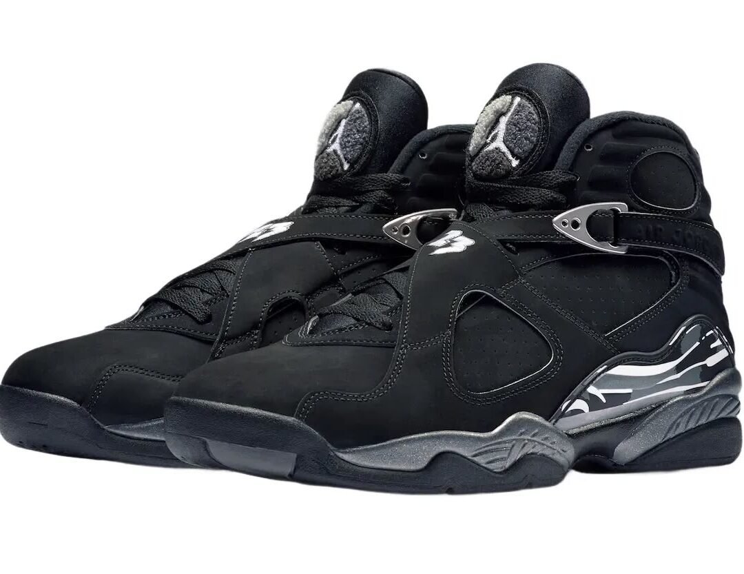 air jordan 8 retro crome /black